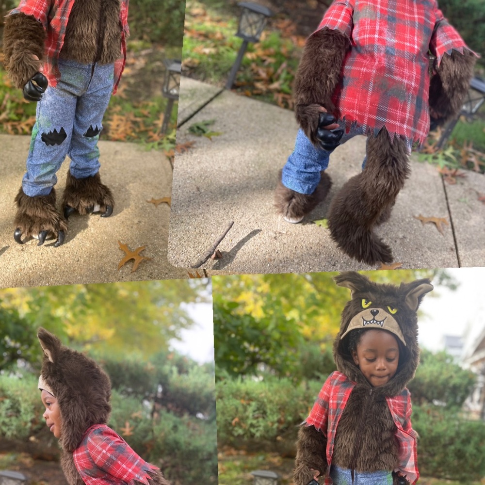 Brown Werewolf Toddler Costume